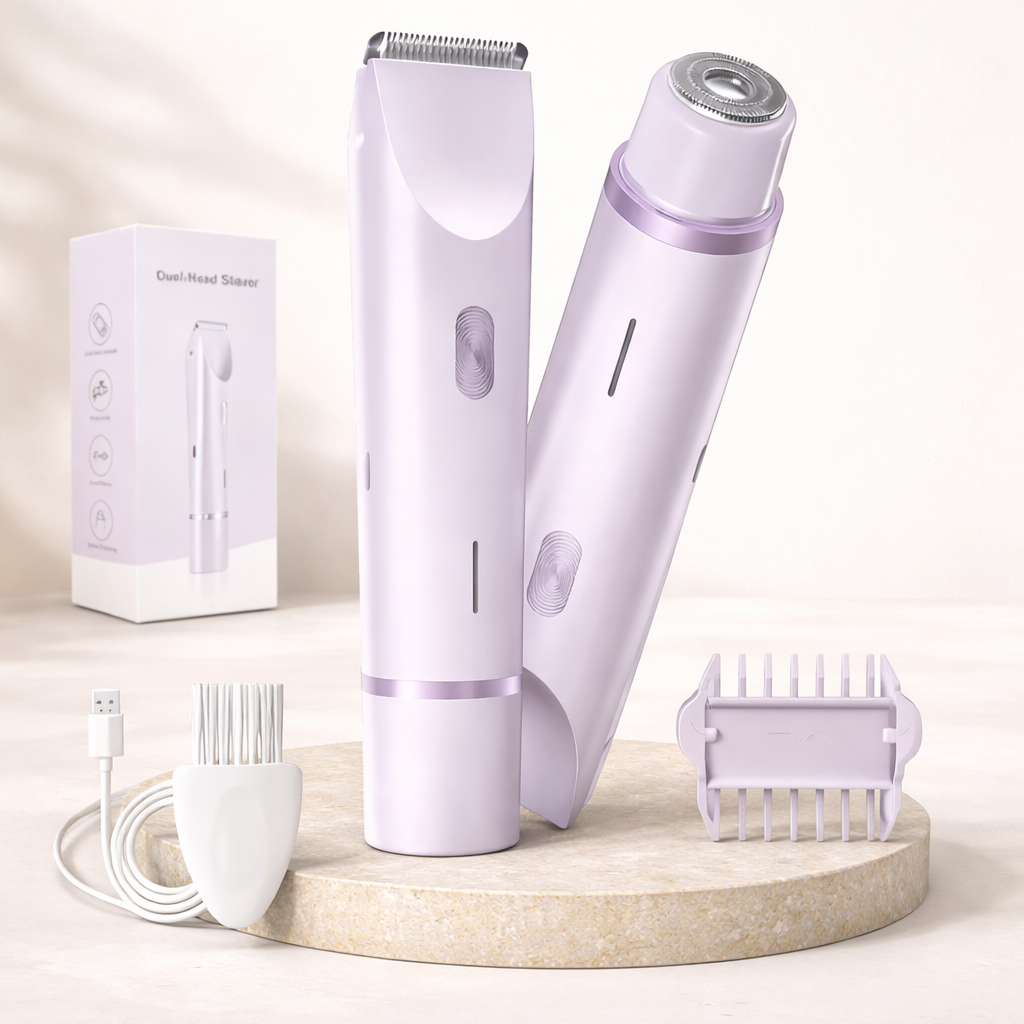 Women's Electric Bikini Trimmer Dual Head Epilator